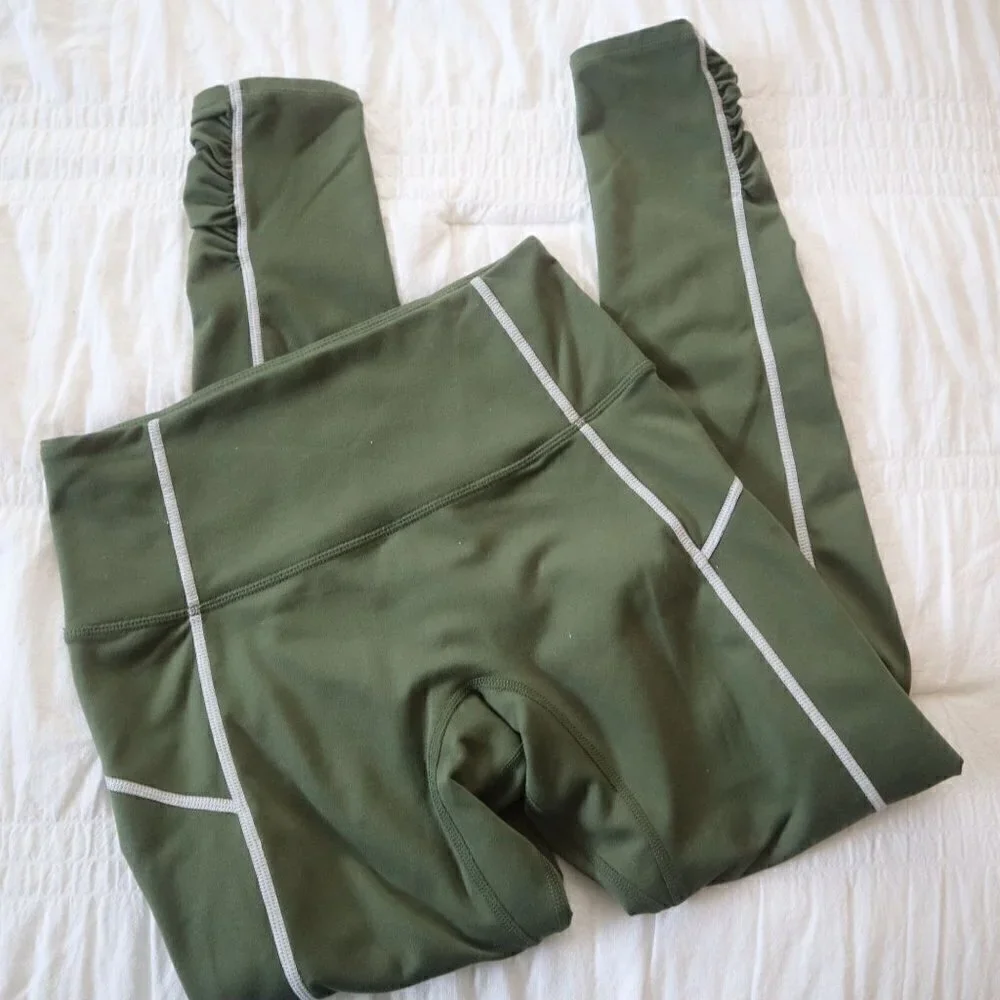 Free People Movement You're a Peach Leggings Green Size XS - Picture 9 of 11